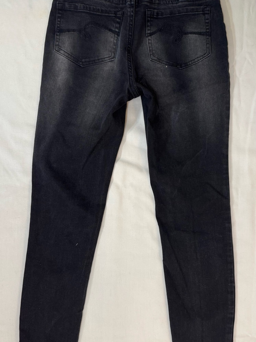 Justice Skinny Jeans in Faded Black